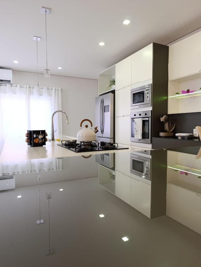 Cozinha e sala