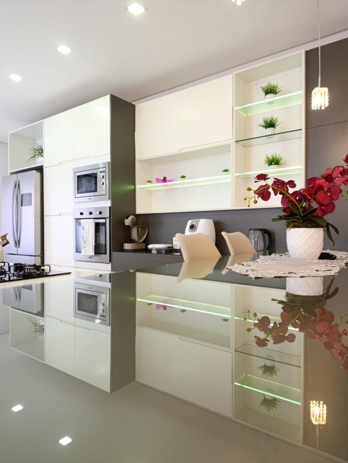 Cozinha e sala